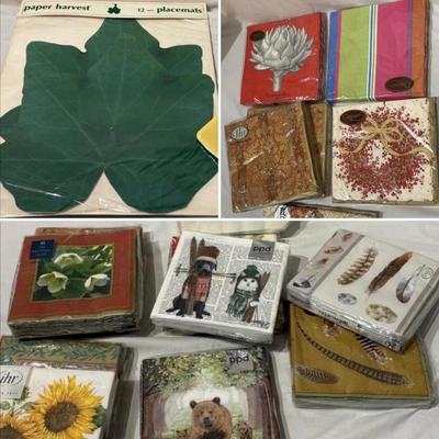 Caspari, PPD & More Paper Napkins, Napkin Holder (LR-ES)