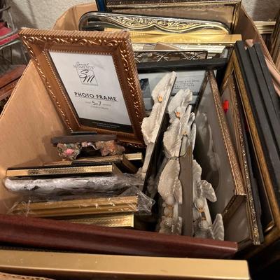 Large group of picture frames