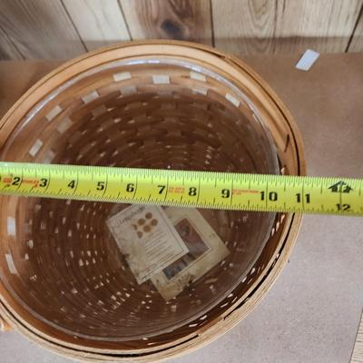 Lot of 7 Longaberger Baskets Planter, Organizer, Recipes, Handle and others