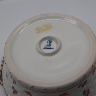 Antique DRESDEN Serving Bowl