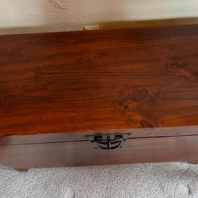 Pair of Solid Wood Chests Trunks