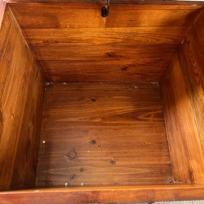Pair of Solid Wood Chests Trunks