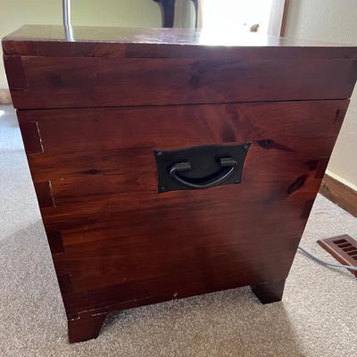 Pair of Solid Wood Chests Trunks