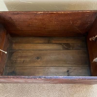 Antique Wood Box 16"x27"