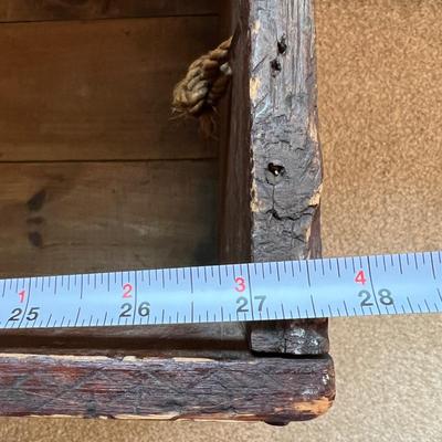 Antique Wood Box 16"x27"