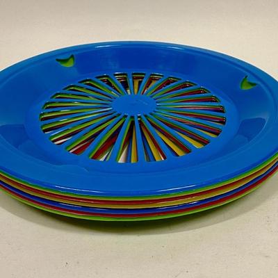Lot of Plastic Paper Plate Holders