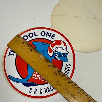 Vintage Automotive Equipment Stickers - CRC Racing Products