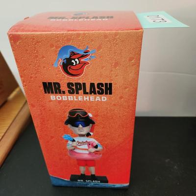Baltimore Orioles Mr. Splash Bobblehead SGA
