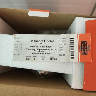 Cal Ripken Replica Sculpture SGA 2012 with Ticket
