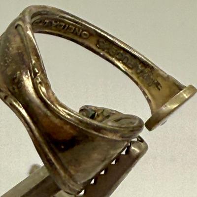 Rogers Oneida Silver-plated spoon ring size 7