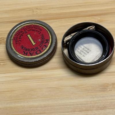 Vintage Kodak No. 1 Portrait Attachment in Original Tin Made in USA