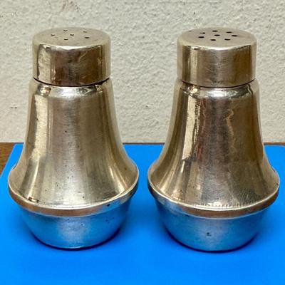 Mid Century Modern Vintage Duchin Creations Sterling Silver Salt & Pepper Shakers