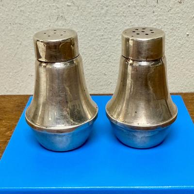 Mid Century Modern Vintage Duchin Creations Sterling Silver Salt & Pepper Shakers