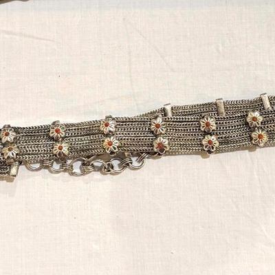 1267 Vintage India Silver Belt