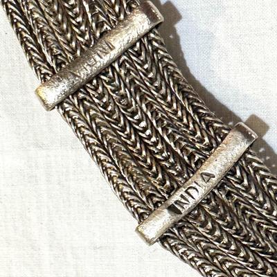 1267 Vintage India Silver Belt
