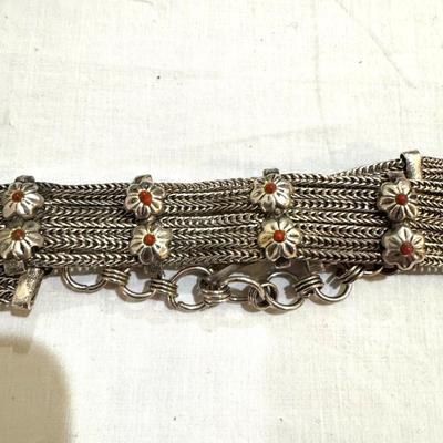 1267 Vintage India Silver Belt
