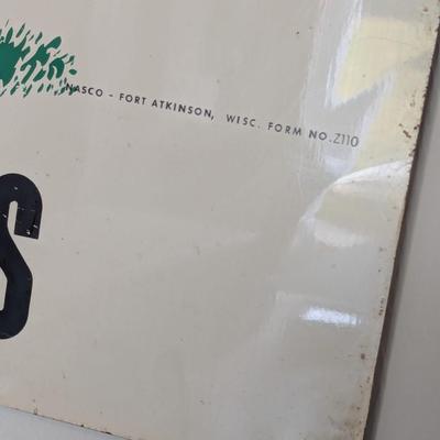 Donasco Brown Swiss Livestock Metal Sign 36" x 24"