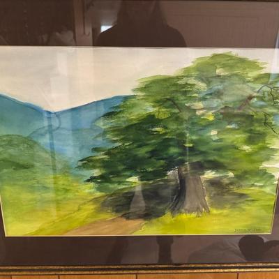 Tree in Water color