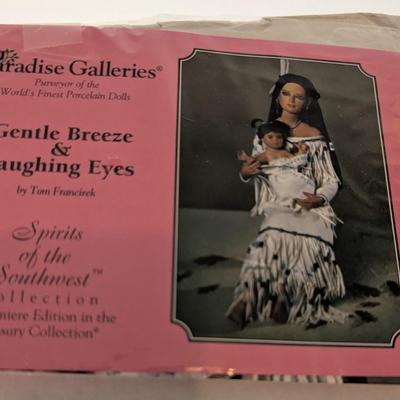 Vintage Paradise Galleries Native American Gentle Breeze & Laughing Eyes