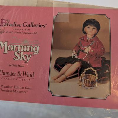 Vintage Paradise Galleries Native American Porcelain Doll