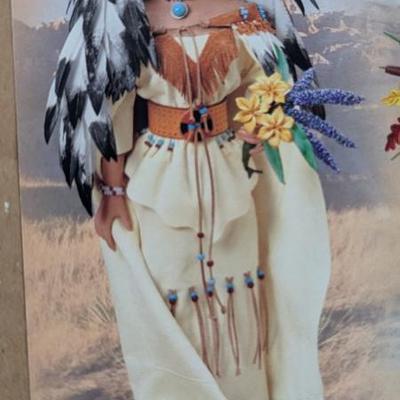 The Danbury Mint Bride Of The Plains Summer Splendor Native American Doll