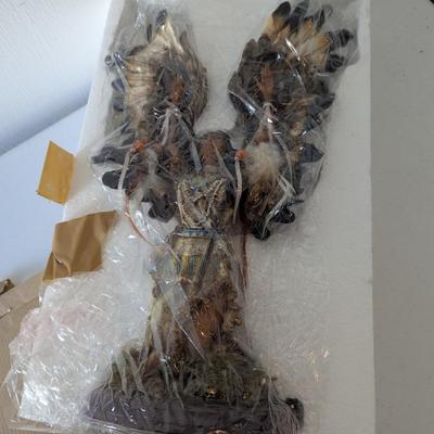 Native American Large Resin Figure