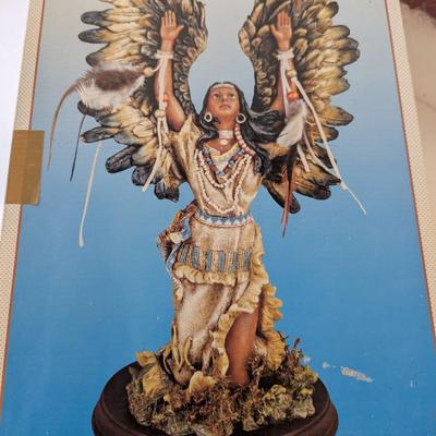 Native American Large Resin Figure