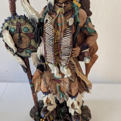 Native American Large Resin Figure
