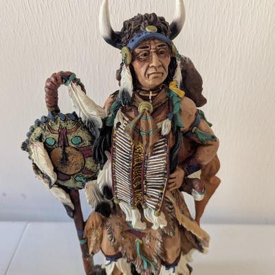 Native American Large Resin Figure