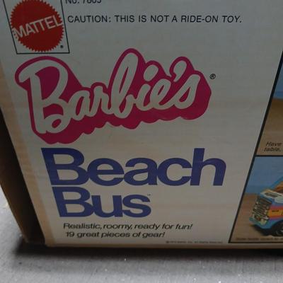 Barbie Beach Bus with some accessories - 1973 Mattel