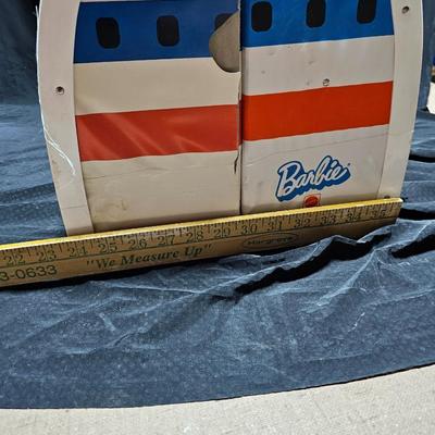 Vintage Barbie Friend Ship United Airline Airplane Travel Playset -Mattel - with some accessories inside