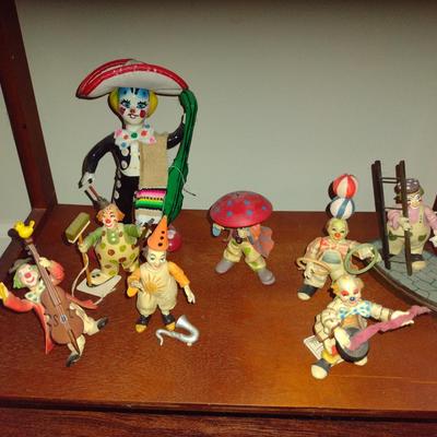 Collection of Clown Figurines