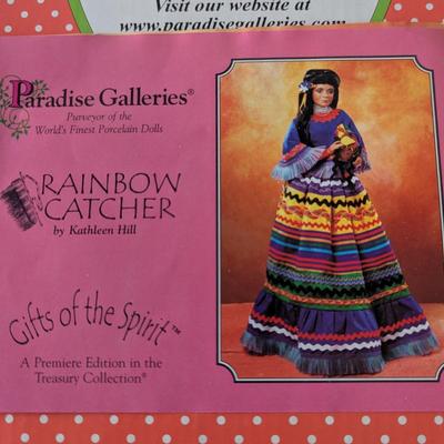 Vintage Paradise Galleries Rainbow Catcher Native American Porcelain Doll