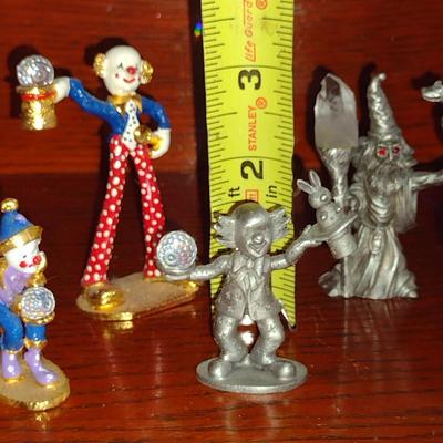 Collection of Miniature Metal Figurines