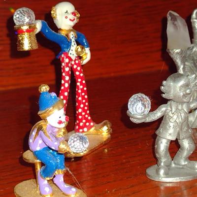 Collection of Miniature Metal Figurines