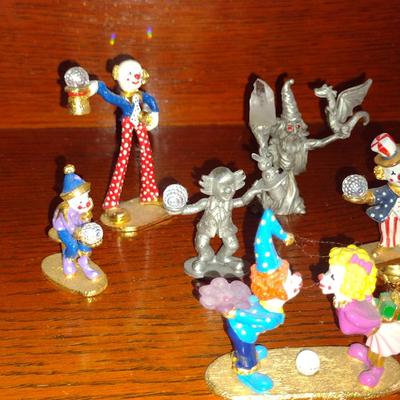 Collection of Miniature Metal Figurines