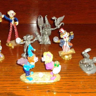 Collection of Miniature Metal Figurines