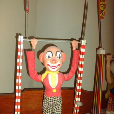 Pair of Vintage Toys- Clown Designs