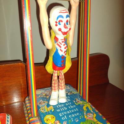 Pair of Vintage Toys- Clown Designs