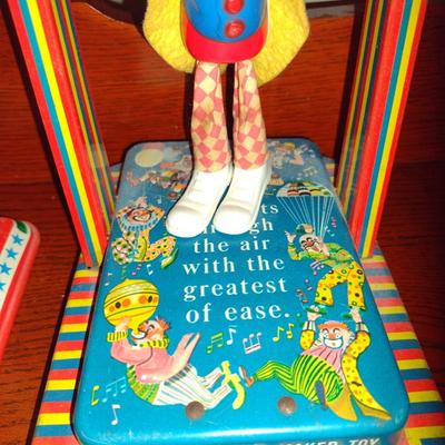 Pair of Vintage Toys- Clown Designs