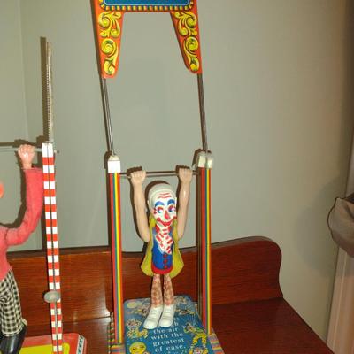 Pair of Vintage Toys- Clown Designs