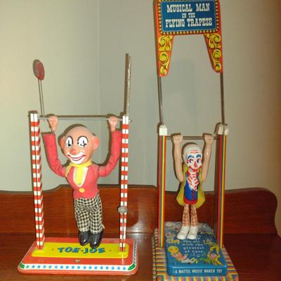 Pair of Vintage Toys- Clown Designs