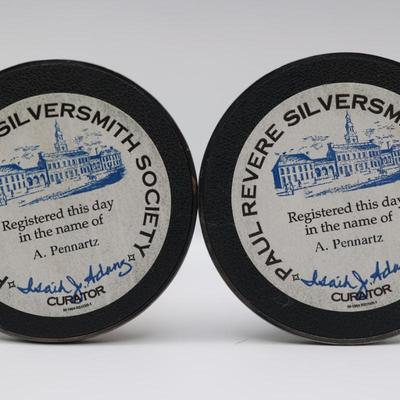 Vintage Paul Revere Silver Society Weighted Taper Candlestick Holders 3" Candle