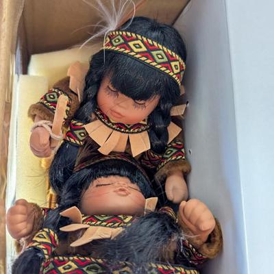 Paradise Galleries Dreams & Treasures Miniature Marvels Native American Dolls