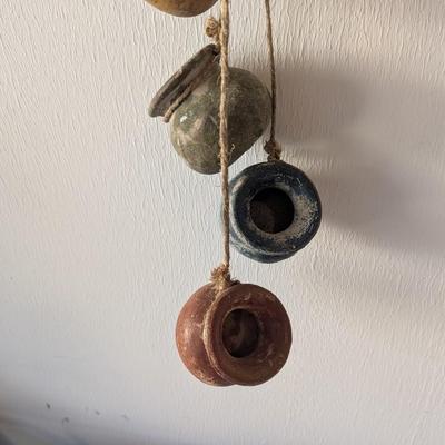 String Of Pots Art Piece