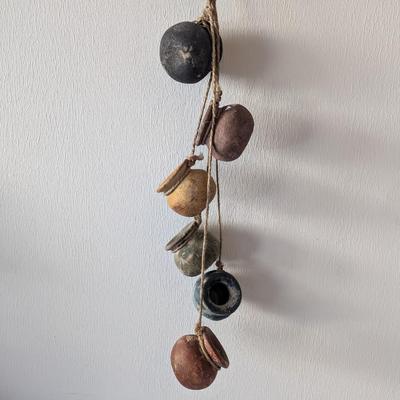 String Of Pots Art Piece