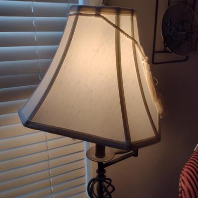 Metal Post Floor Lamp- Approx 56" Tall