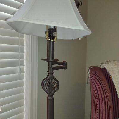 Metal Post Floor Lamp- Approx 56" Tall