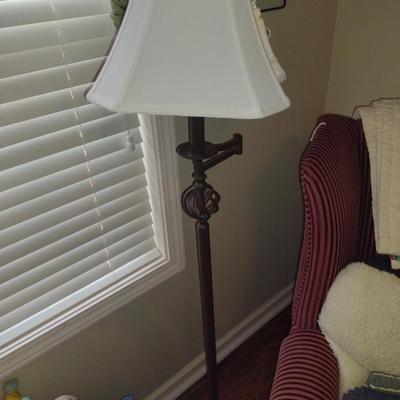 Metal Post Floor Lamp- Approx 56" Tall
