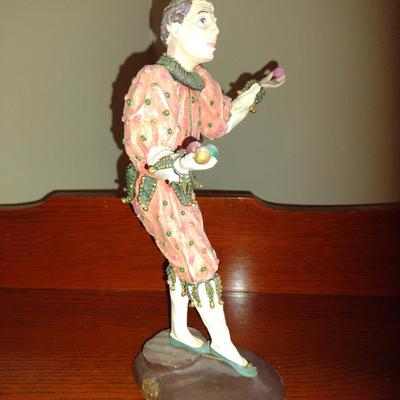 "French" History of Clown by Duncan Royale Vintage Figurine (1986)- Limited Edition and Numbered with Box